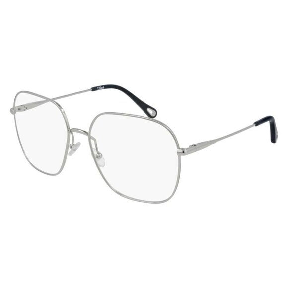 NEW  CHLOE EYEGLASSES SILVER WOMEN EYEWEAR CHLOE CH0023O 003 - Picture 1 of 3